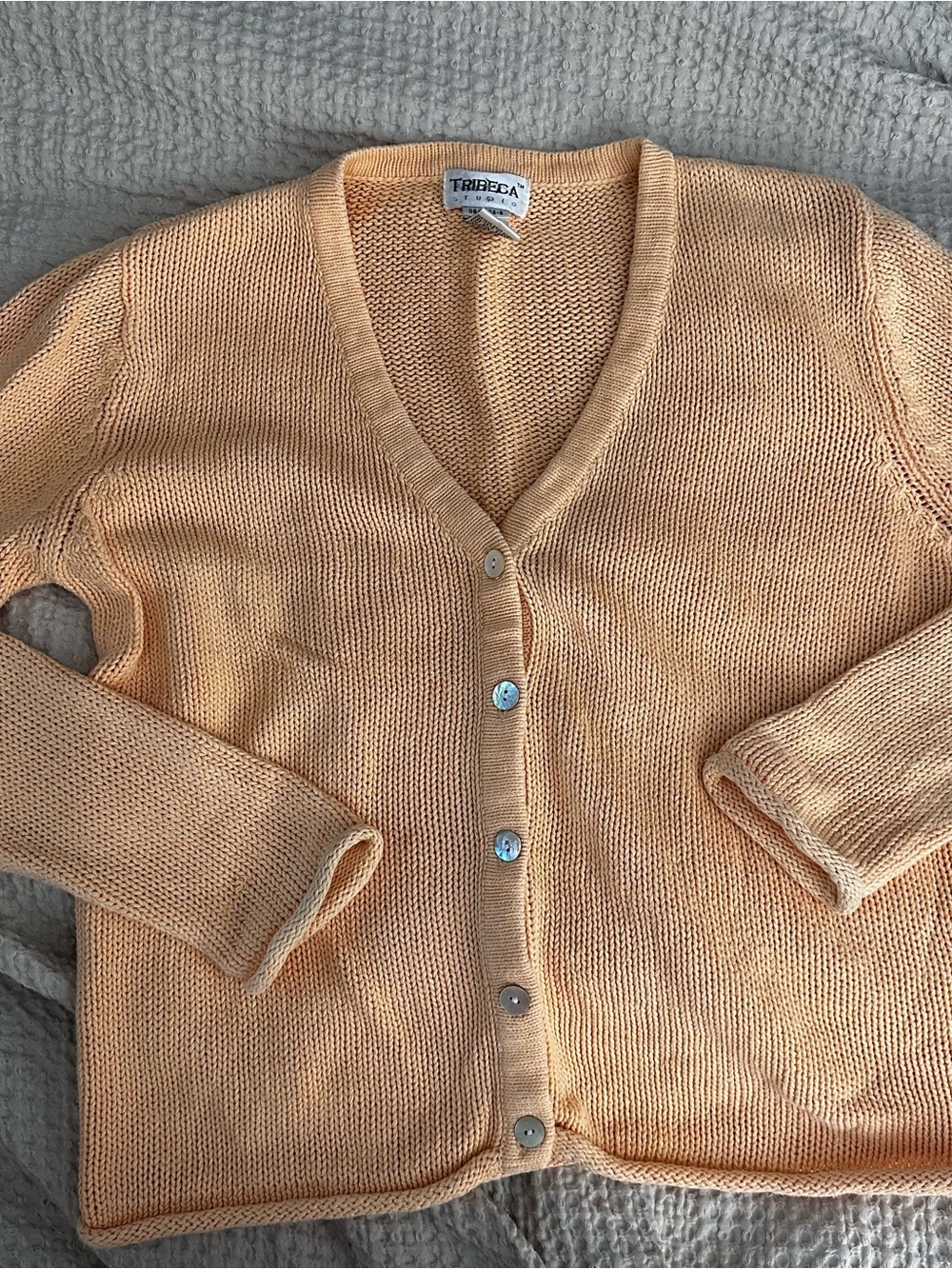 Women's Peach Cardigan